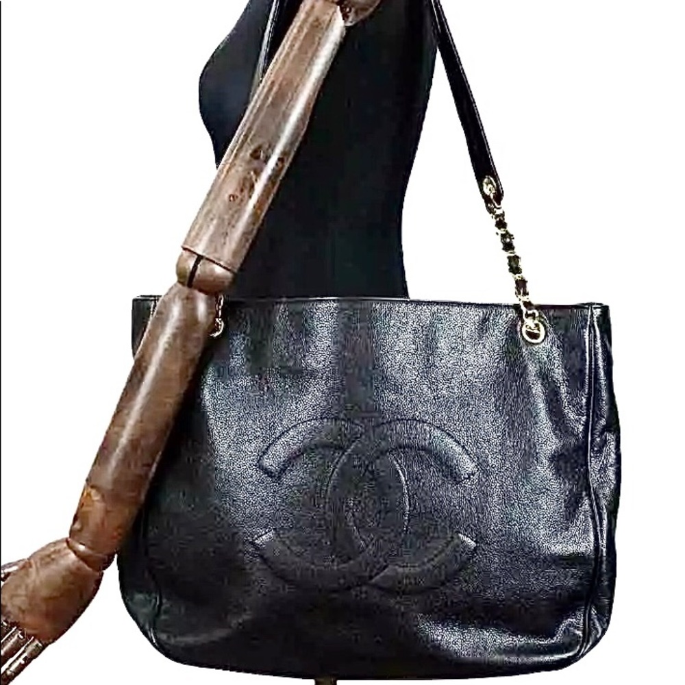 💎 EXTRA LARGE 💎 Caviar ZIPPER TOTE CHANEL